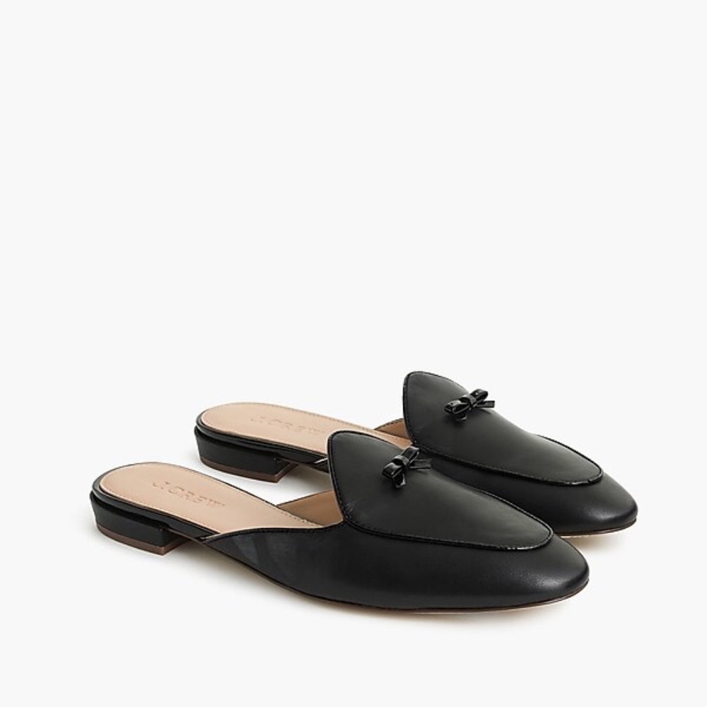 NWOT - J.CREW - Leather Piped Loafers - SIZE 9M